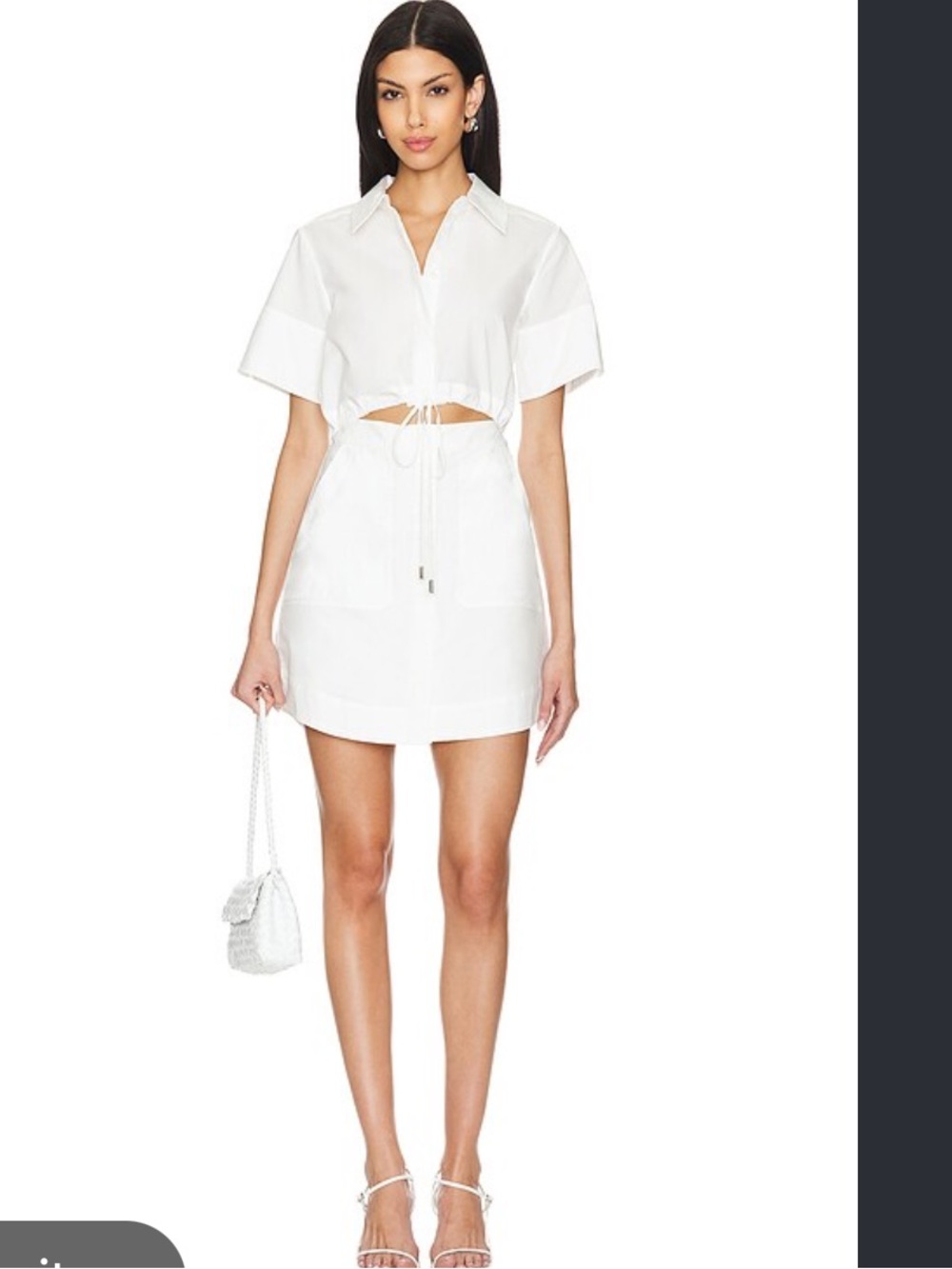 Simkhai Marcy Mini Cotton Shirt Dress